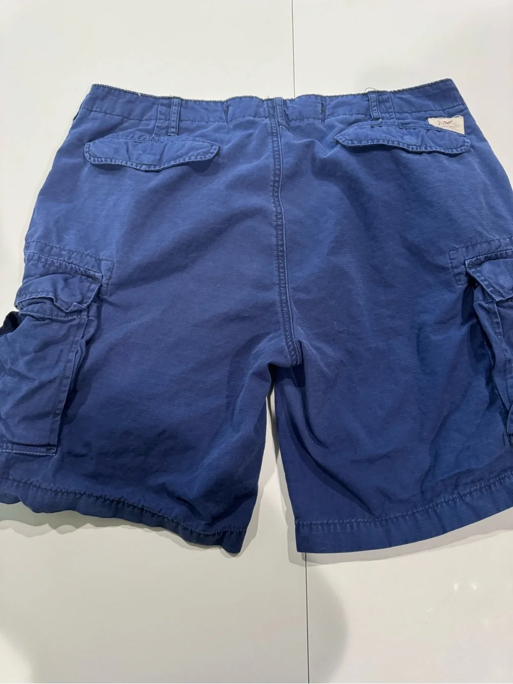 Polo by Ralph Lauren Navy Cargo Shorts with Zip Pocket